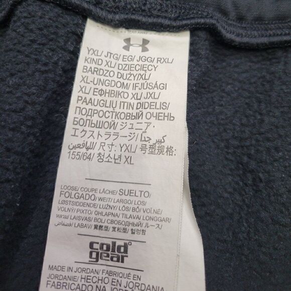 Under Armour Youth XL/Women's Small Black Athleisure Comfy Bootcut Sweatpants - Picture 4 of 6